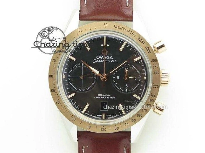 1223 Planet Ocean Master Chronometer Chrono SS OM 1:1 Best Edition Gray Dial On SS Bracelet A Reliable 8180